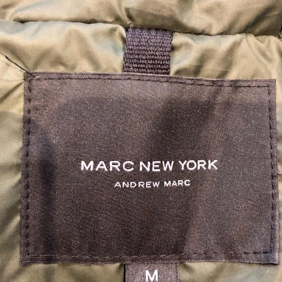 Army green mid-length winter coat - Picture 4 of 8